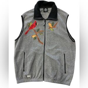 Weatherproof Fleece Fall Holiday Winter Vest Women's Cardinal  Grey Black XL